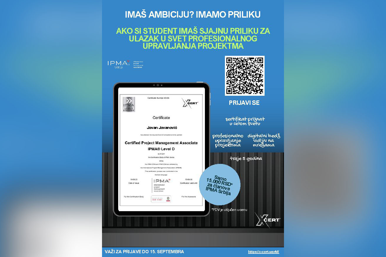 Sertifikovani saradnik za upravljanje projektima